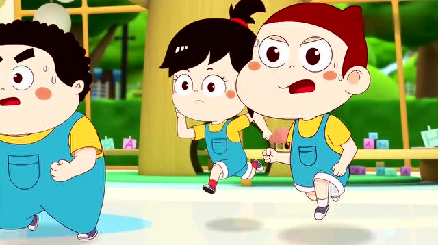 阿u的烦恼:阿u和小胖都快要拦不住了,这可糟了