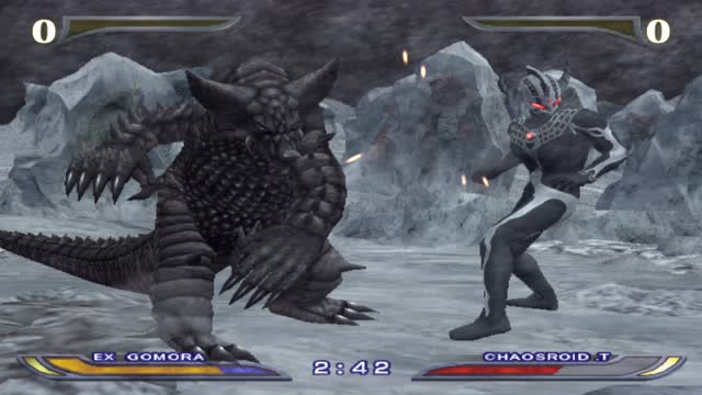 奥特曼格斗进化:ex泰兰特vs卡欧斯泰罗!哥莫拉用尾巴秒杀泰罗