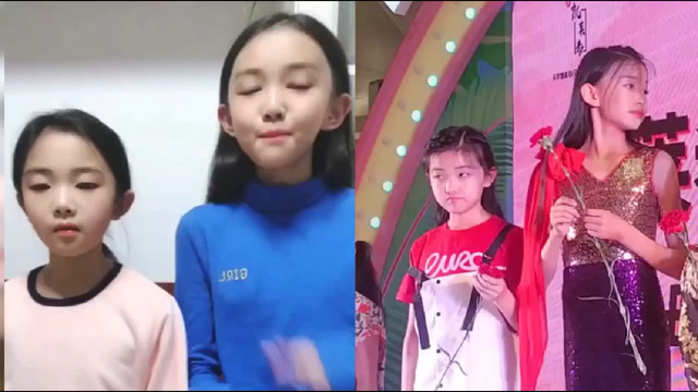 二美丽和宋小睿一起玩的时候重来没有这么开心过笑容很灿烂