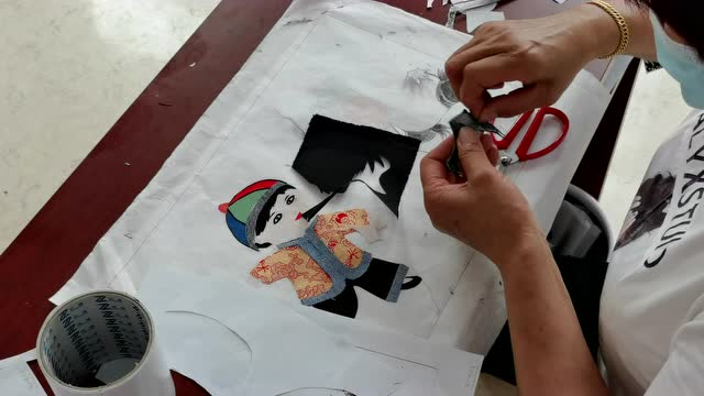 布贴画制作教程九十九