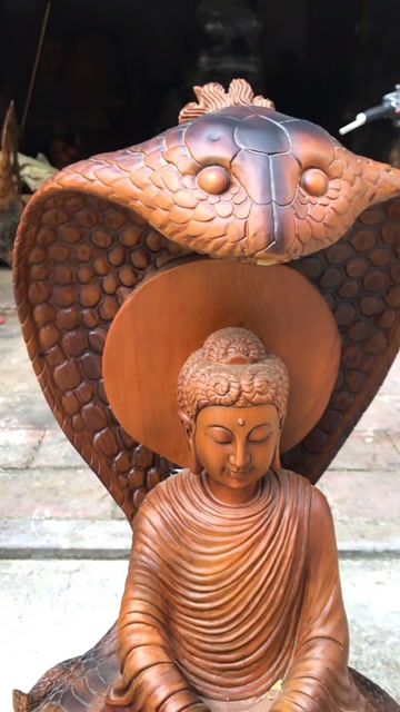 这尊蛇佛看起来真的很好看,而且制作也很简单的哦!