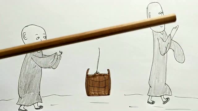 两个和尚抬水吃,可是扁担找不到了