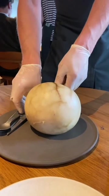 好厉害 好奇特 牛膀胱煮意大利面