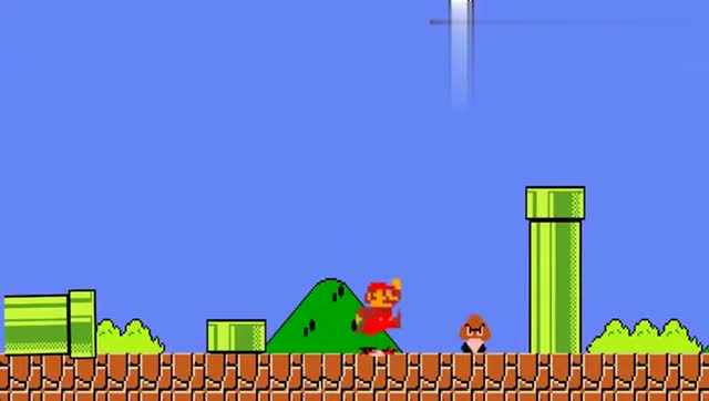 《超级玛丽》马里奥吃了超大蘑菇会有怎样的反应呢!