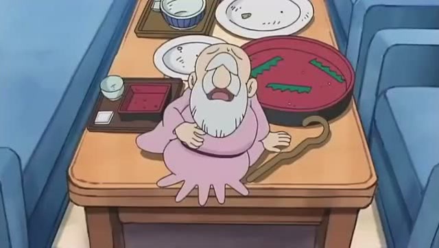 《哆啦a梦》胖虎和小夫把天神爷爷喂得饱饱的,到实现愿望的时候了!