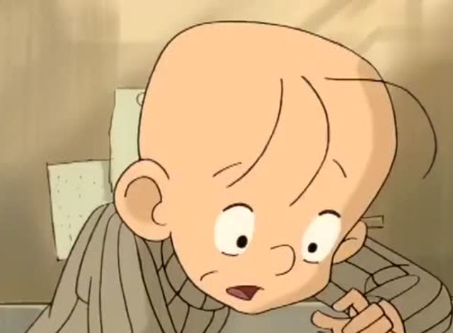 三毛流浪记 小拉里为了请三毛吃烤芋头,不想手都被烫起泡了