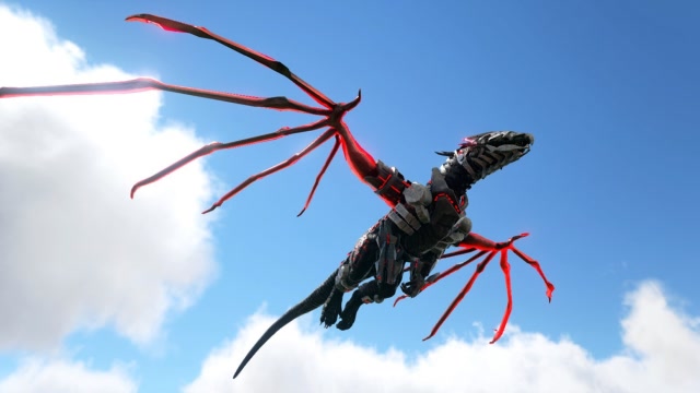 方舟生存进化 普罗米23 进化泰克飞龙 激战天空霸主奥西里斯