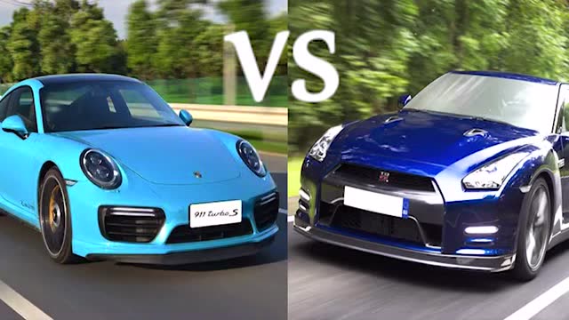 保时捷911vs日产gtr,你以为起步是让着你,其实是羞辱你!