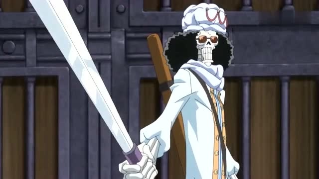 航海王:布鲁克黄泉剑法爆发,超强伤害秒杀大妈军团