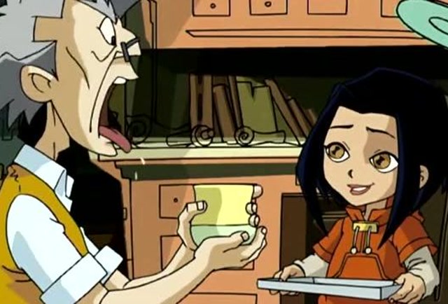 成龙历险记:小玉给老爹泡茶,竟然用山羊胡子当茶叶