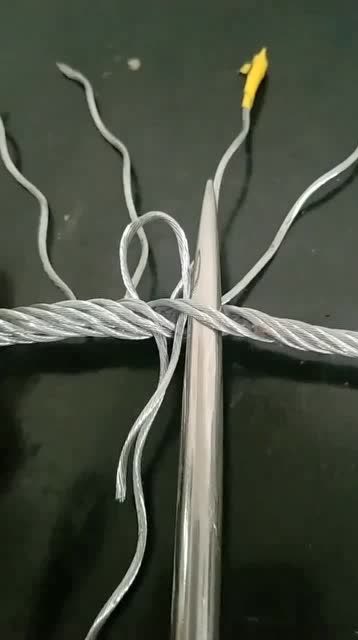 二四起头钢丝绳插法图片