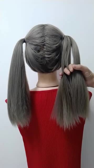 精致漂亮的小女孩双马尾辫发型教程送给各位辣妈