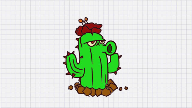 画仙人掌简笔画