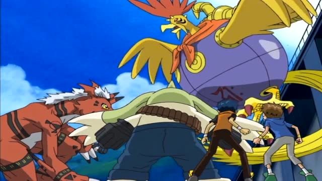 数码宝贝:基尔兽进化打败铁鸡兽!这段看到热血沸腾!