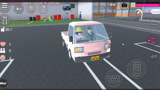樱花校园模拟器：开着粉色小货车在路上飙车，却遭到火箭筒袭击！