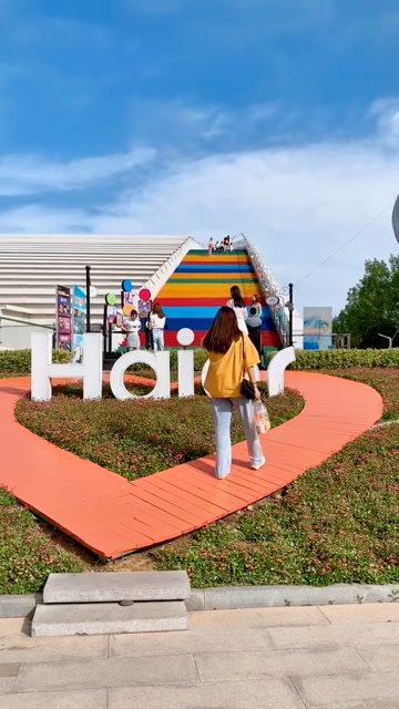 青岛的冰山之角 彩虹阶梯 网红打卡地!