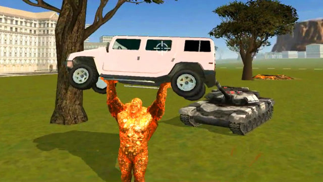 岩石巨人英雄:岩石巨人拥有坦克了,开始奇妙测试!