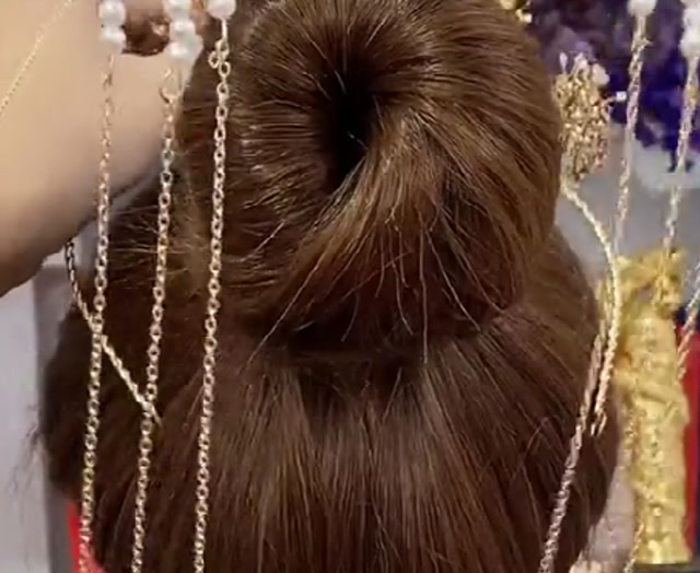 穿汉服扎个丸子头,很仙气!