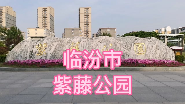 临汾市广宣街有一座公园,起名紫藤公园,建造精致环境优雅