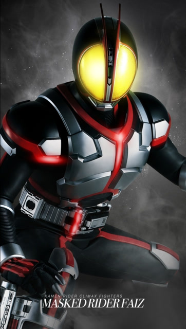 假面骑士faiz还是熟悉的甩手流氓的深红电钻