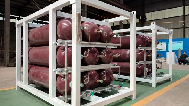 9瓶位cng储气瓶组