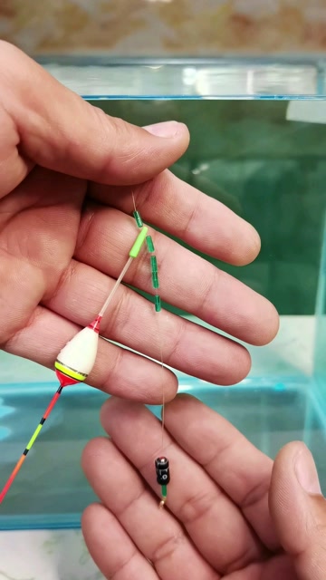 小跑铅调漂法,适合走水和小杂鱼多的情况