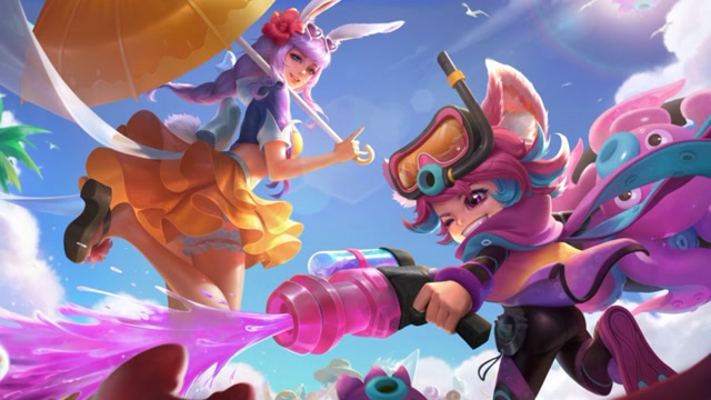 【王者荣耀】李元芳-逐浪之夏星元部件展示视频