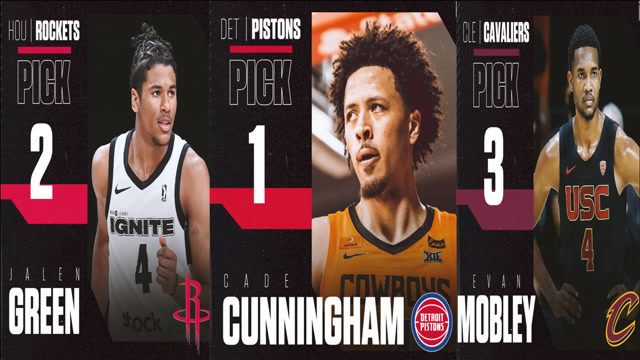 2021年nba选秀:康宁汉姆当选状元,火箭用榜眼签选中杰伦·格林