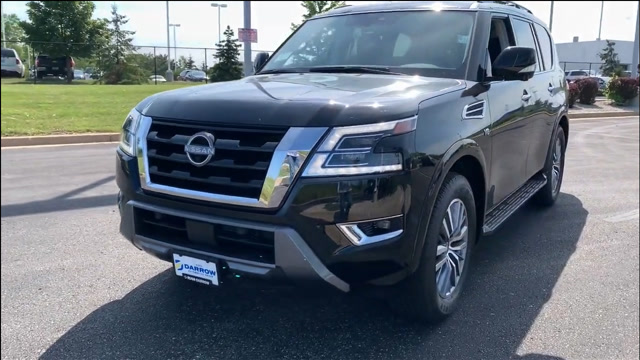 新车到货,高清实拍2021款日产途乐v8,44万值不值得买自己想!