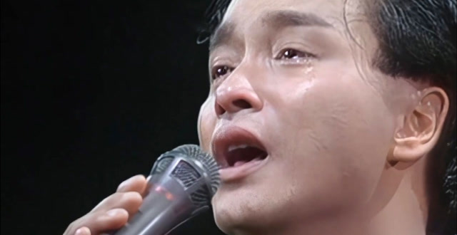 张国荣哭着唱完这首歌,从此退出乐坛,音乐一响感动多少人!