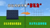 迷你世界：你以为面前有基岩过不去，其实我可以直接穿过去，结局你绝对想不到