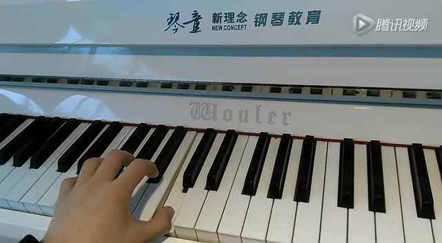 琴童新理念钢琴小汤(1)《请弹吧》左手