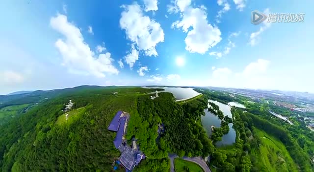 鸟瞰长春-360航拍净月潭