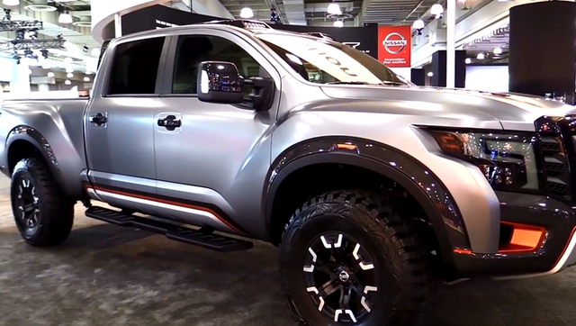 日产尼桑泰坦战士titan,2017地表最霸气皮卡 !