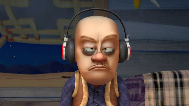 光头强被熊大的广场舞吵得彻底疯了,大块黑眼圈亮了!