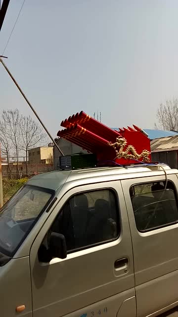 吉庆牌车顶礼炮系列具有炮体轻声音大的特点