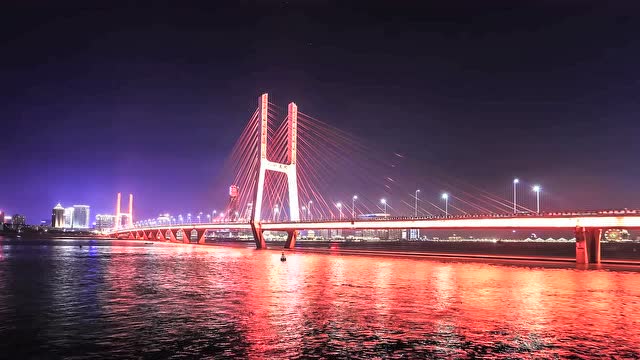 八一大桥夜景