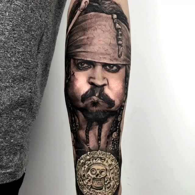 神奇的会动的纹身