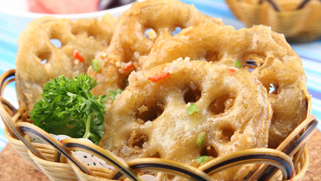 藕夹你是怎么炸的 教你几个绝招 保证皮酥馅香藕脆!