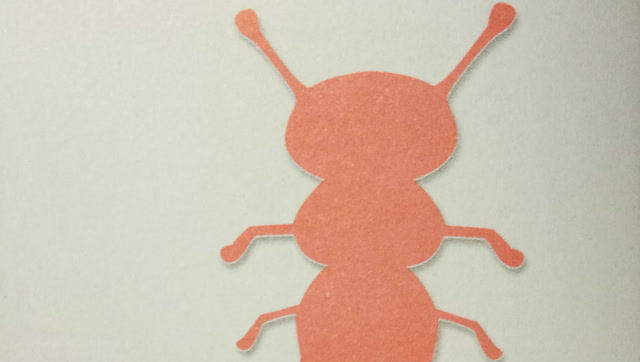 剪纸课堂,33家有萌宝学剪纸-蚂蚁.非凡小象作品