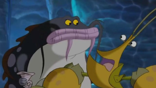 小鲤鱼历险记:阴险狡诈的龙虾和肥鲶鱼被打得屁滚尿流,真过瘾啊