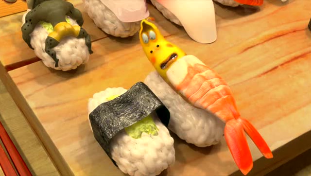 爆笑虫子之萤火虫被人当寿司差点吃了