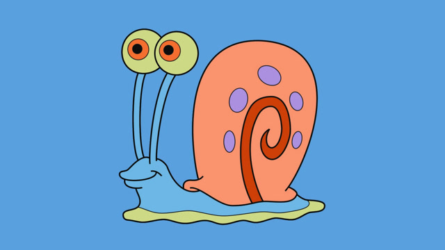 海绵宝宝中的蜗牛图片