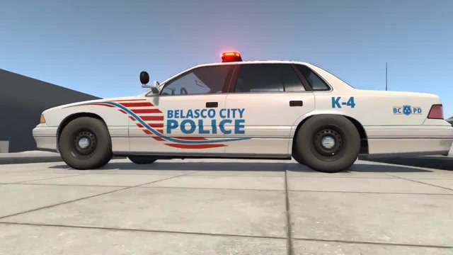 beamng:警车测试超强悬挂,性能碉堡了