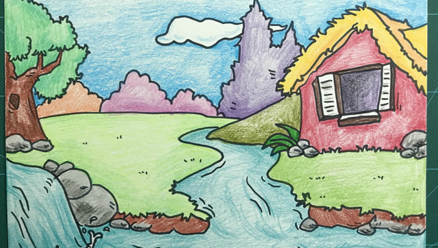 如何画景物:闫老师美术小课堂