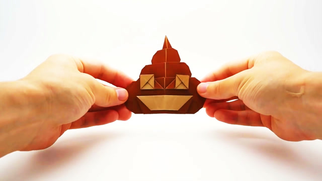 手工折纸diy,教你一个非常有创意的便便折纸,一般人可不会