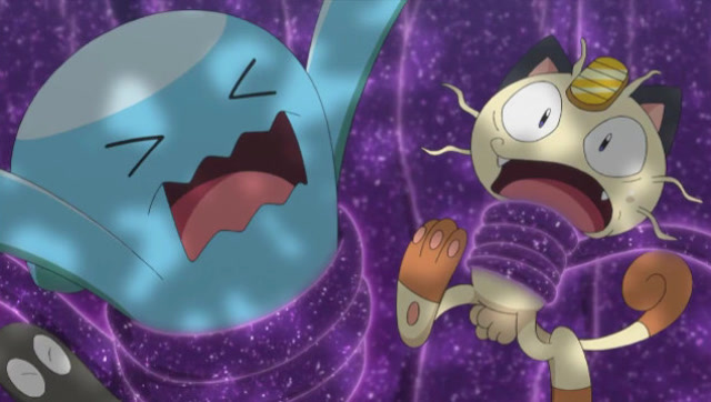 拥有诅咒能力的神奇宝贝!喵喵和果然翁被可怕的树藤困住,无法动弹