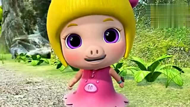 猪猪侠:小菲菲的发夹掉进水池里了,多亏了一个小青蛙给她送来!