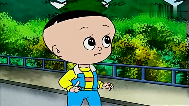 大头儿子找事情,到处帮助人们寻找东西,寻找丢失的东西