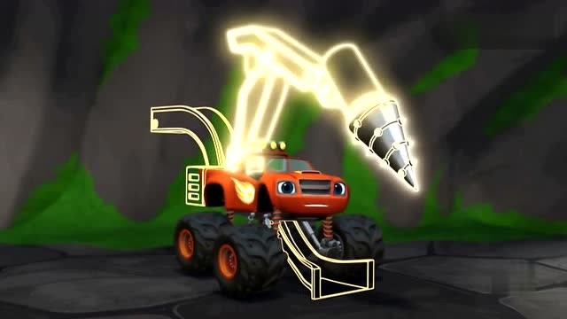 旋风战车队:飚速的车变成了钻头车,任何坚硬的石头都能钻掉!